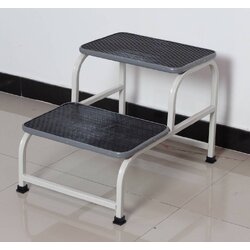 บันไดขึ้นเตียง เหล็กพ่นสี2ชั้น *ค่าส่งชำระปลายทาง*