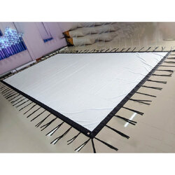 จอผ้า HD White 257 นิ้ว 16:9