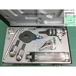 ชุดตรวจหู ตา คอ จมูก Otoscope Riester รุ่น R2050 Econom Vacuum 2.7V