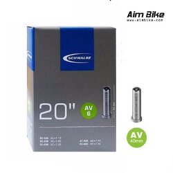 ยางใน Schwalbe รุ่น AV6 ขนาด 20x1.1/1.5"