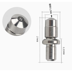 หัวกดขนาด 1.5875 มม. รุ่น 1.5875HRB หัวกดทรงกลมที่ใช้ในเครื่องทดสอบความแข็งแบบร็อกเวลล์สเกล B (HRB)