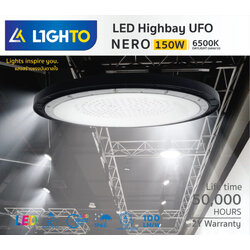 โคมไฮเบย์ Lighto LED Highbay UFO NERO 150W