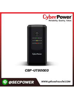 เครื่องสำรองไฟฟ้า Cyberpower รุ่น CBP-UT800EG 800VA/480W, 8 Sockets
