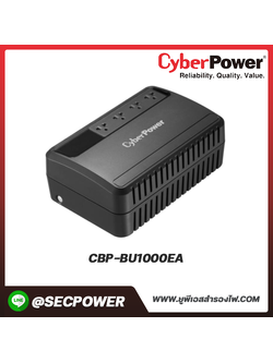 เครื่องสำรองไฟฟ้า Cyberpower รุ่น CBP-BU1000EA UPS BU1000EA-AS 1000VA/630WATT