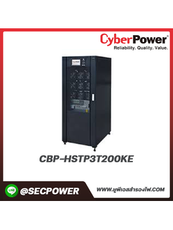 เครื่องสำรองไฟฟ้า Cyberpower รุ่น CBP-HSTP3T200KE 200KVA 180KW 400/230VAC 3PHASE w/o BAT