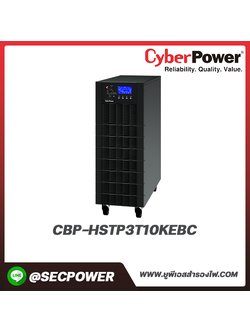 เครื่องสำรองไฟฟ้า Cyberpower รุ่น CBP-HSTP3T10KEBC 10KVA/9KW with 9AH x 40pcs BAT