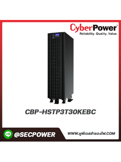 เครื่องสำรองไฟฟ้า Cyberpower รุ่น CBP-HSTP3T30KEBC 30KVA/27KW with 12AH x 40pcs BAT
