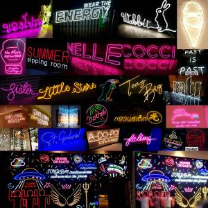 รวมภาพงาน ป้ายนีออนเฟรค Neon Flex หลากหลายรูปแบบ