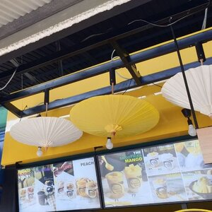 กรอบป้ายเมนูกระจายแสง