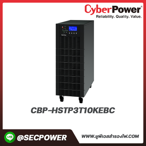 เครื่องสำรองไฟฟ้า Cyberpower รุ่น CBP-HSTP3T10KEBC 10KVA/9KW with 9AH x 40pcs BAT