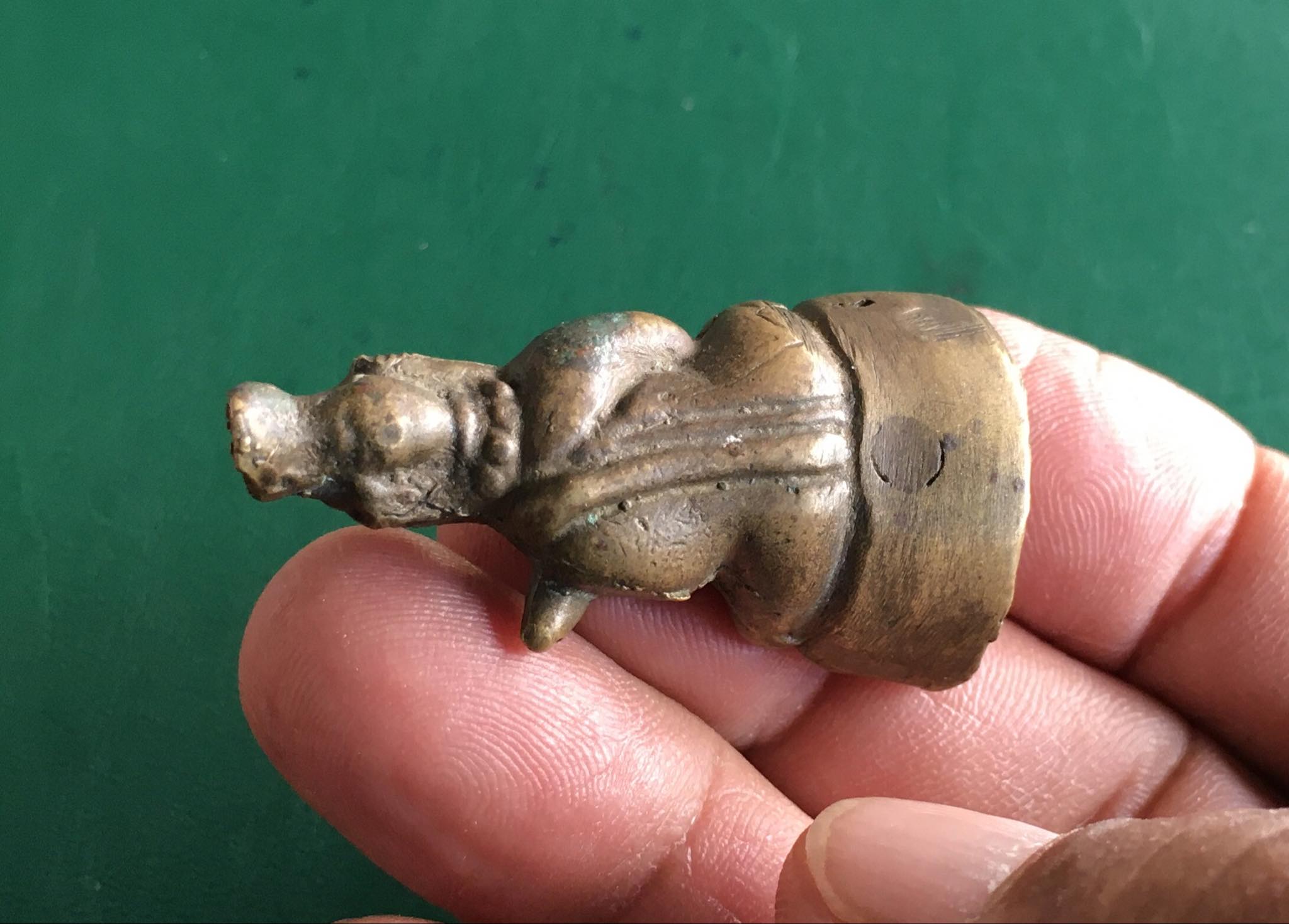 พระกริ่งฤาษีหลวงพ่อเงิน วัดบางคลาน ออกวัดป่ามะไฟ จังหวัดพิจิตร ปี2456