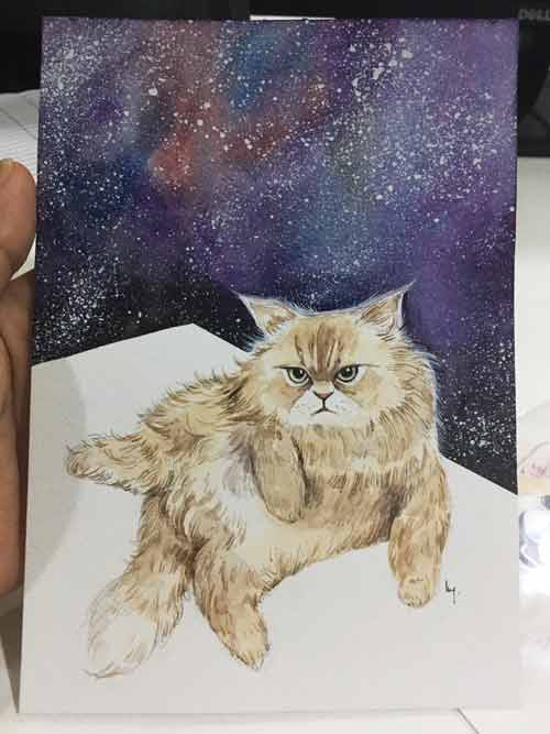 รับวาดรูปสัตว์เลี้ยง วาดรูปหมา วาดรูปแมว วาดรูปการ์ตูน