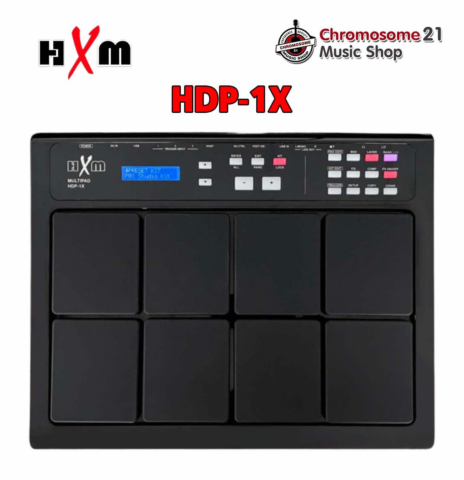 แพดกลองไฟฟ้า HXM HDP-1X BK Drum Pad สี ( ดำ )