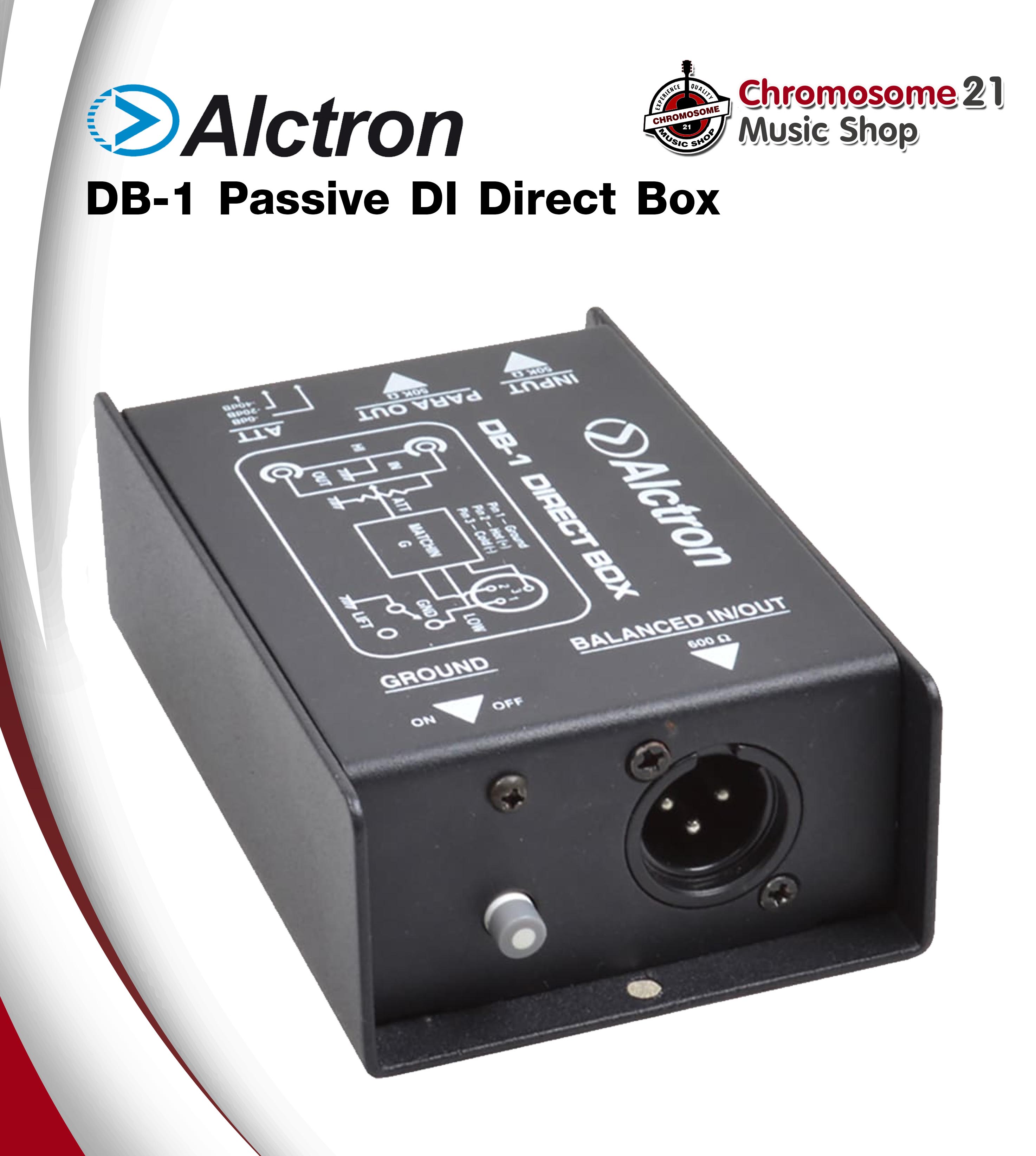 ดีไอ บ๊อกซ์ Alctron DB-1 Passive DI Direct Box
