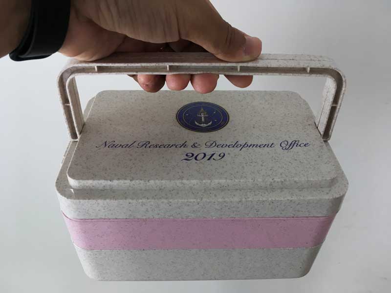 พิมพ์โลโก้บนกล่องข้าว สกรีนโลโก้บนกล่องใส่สินค้า สกรีนกล่องใส่ของ