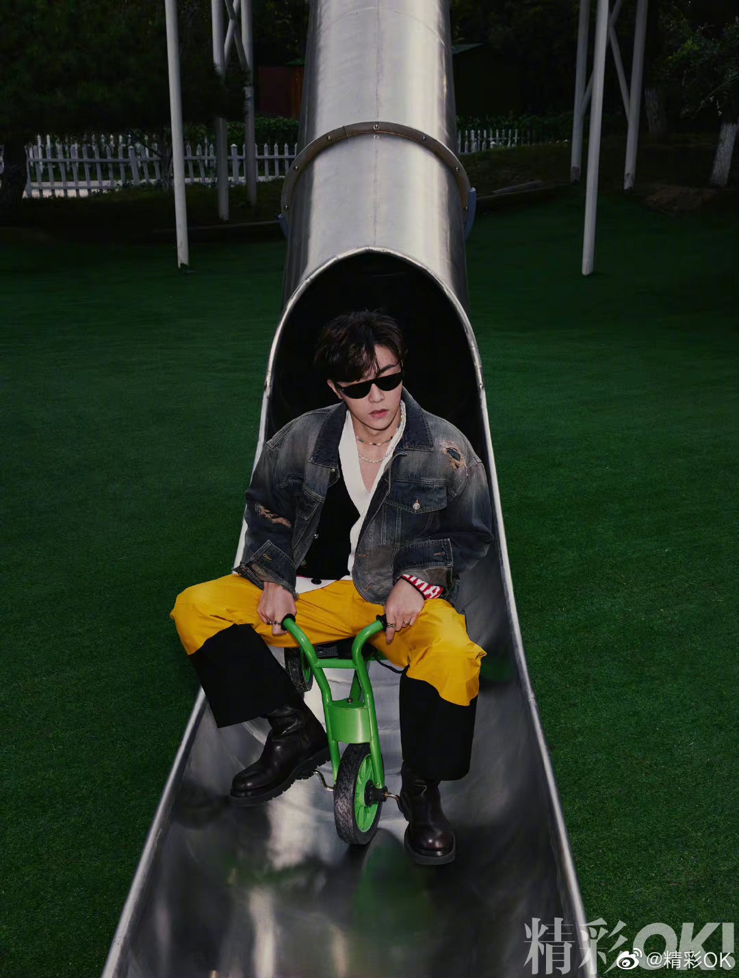 Pre - นิตยสาร Ok เฉินหลี่หนง ChenLinong +โปสเตอร์ + โปสการ์ด