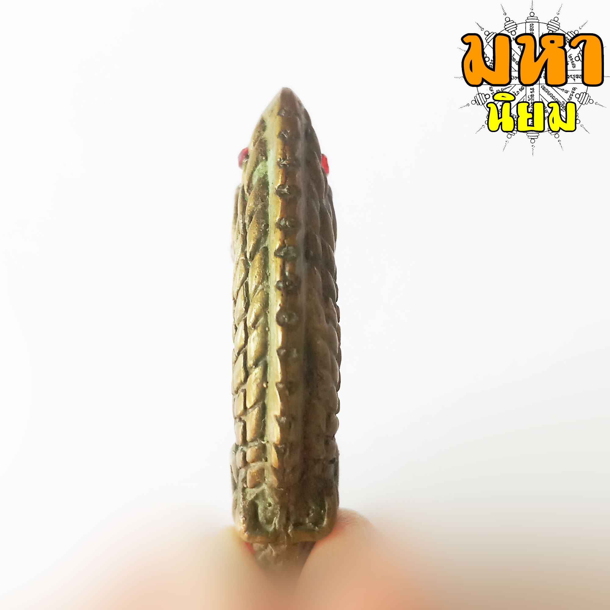 บ่วงบาศ พญานาคราช ตาแดง วัดป่าคำชะโนด จ.อุดรธานี เนื้อทองเหลือง
