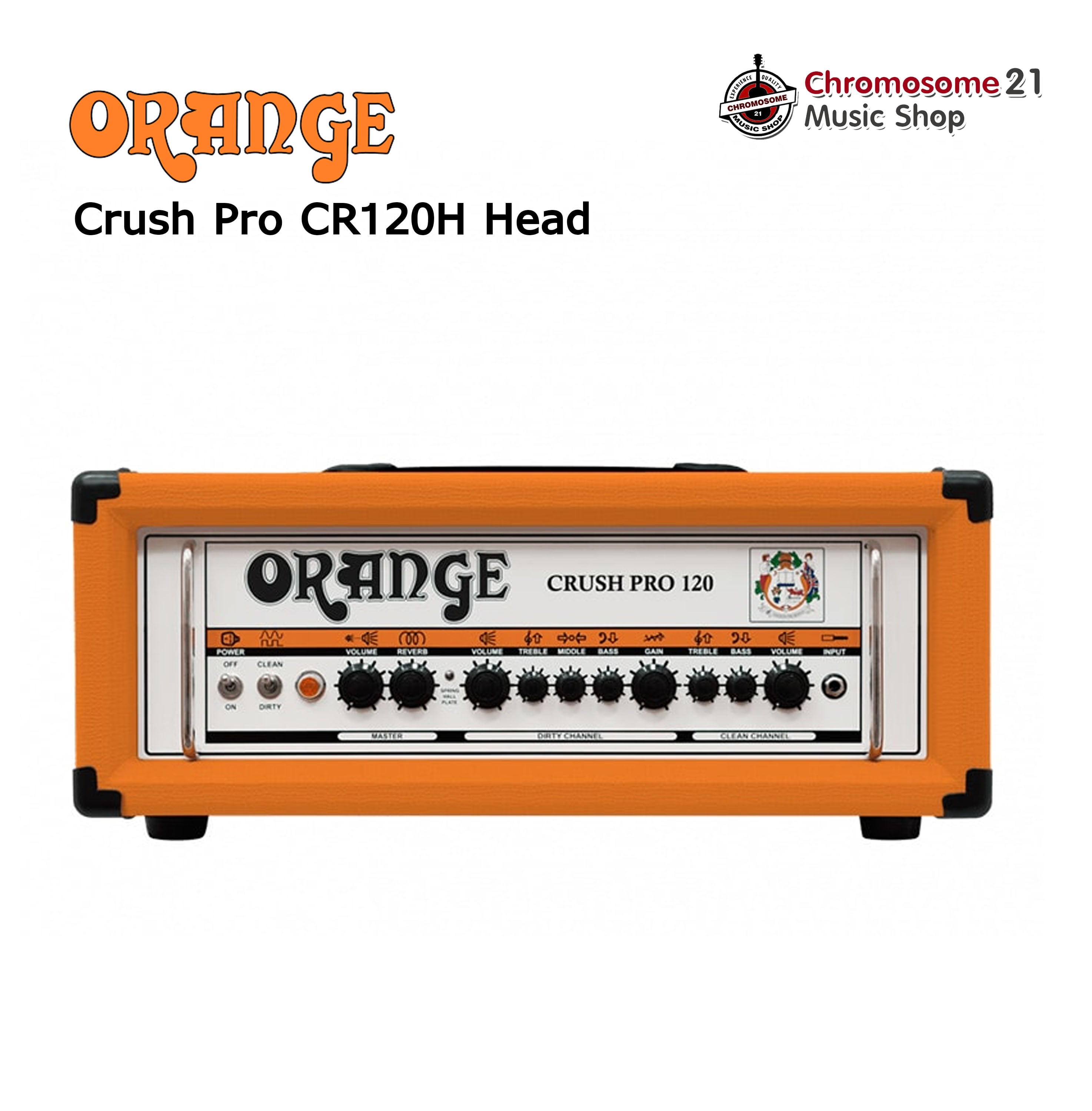 หัวแอมป์กีตาร์ Orange Crush Pro CR120H Head