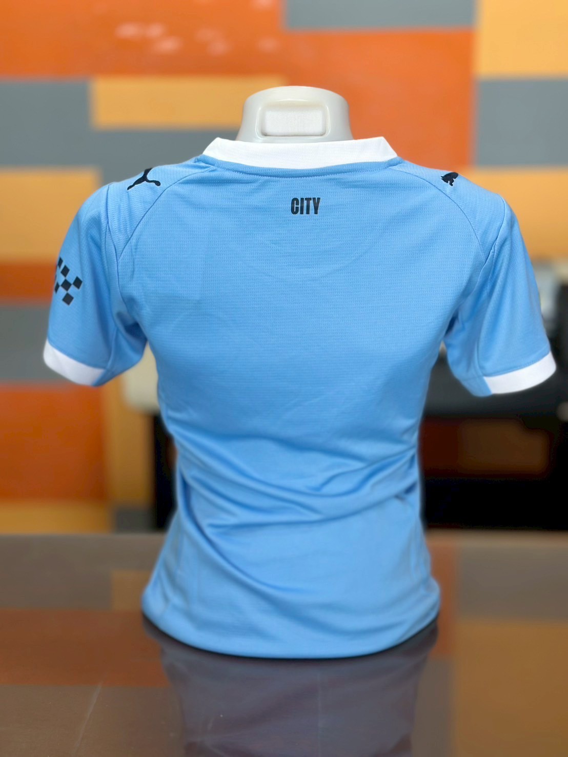 เสื้อฟุตบอลผู้หญิง Man City สีฟ้า Fans Edition เกรดฟุตบอล 2025