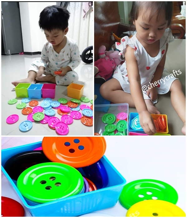 กระดุมเสริมพัฒนาการเด็กและผู้สูงอายุน้ำหนักเบาพกพาไปไหนก็สะดวกทำความสะอาดได้ง่ายๆ