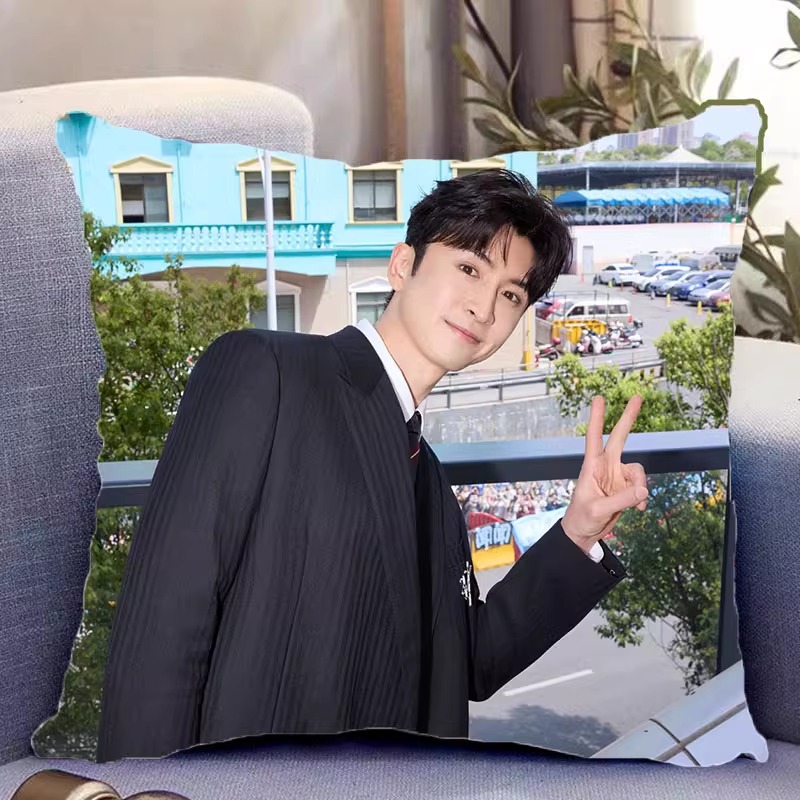 Pre - หมอนลาย จางอวิ๋นหลง ZhangYunLong (ไม่ใช่สินค้าอฟช.)40 cm.