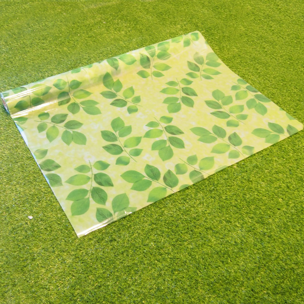 ฟิล์มติดกระจก สูญญากาศ ลายใบไม้ ขาวขุ่น (SVK-P086) ตัดขายเป็นเมตร ฟิล์มติดกระจก บังตา กันUV ลดความร้อน PVC ไม่มีกาว ลอกแล้วติดใหม่ได้ ติดหน้าต่าง นำเข้าจากเกาหลี