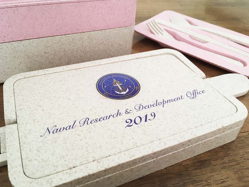 พิมพ์โลโก้บนกล่องข้าว สกรีนโลโก้บนกล่องใส่สินค้า สกรีนกล่องใส่ของ