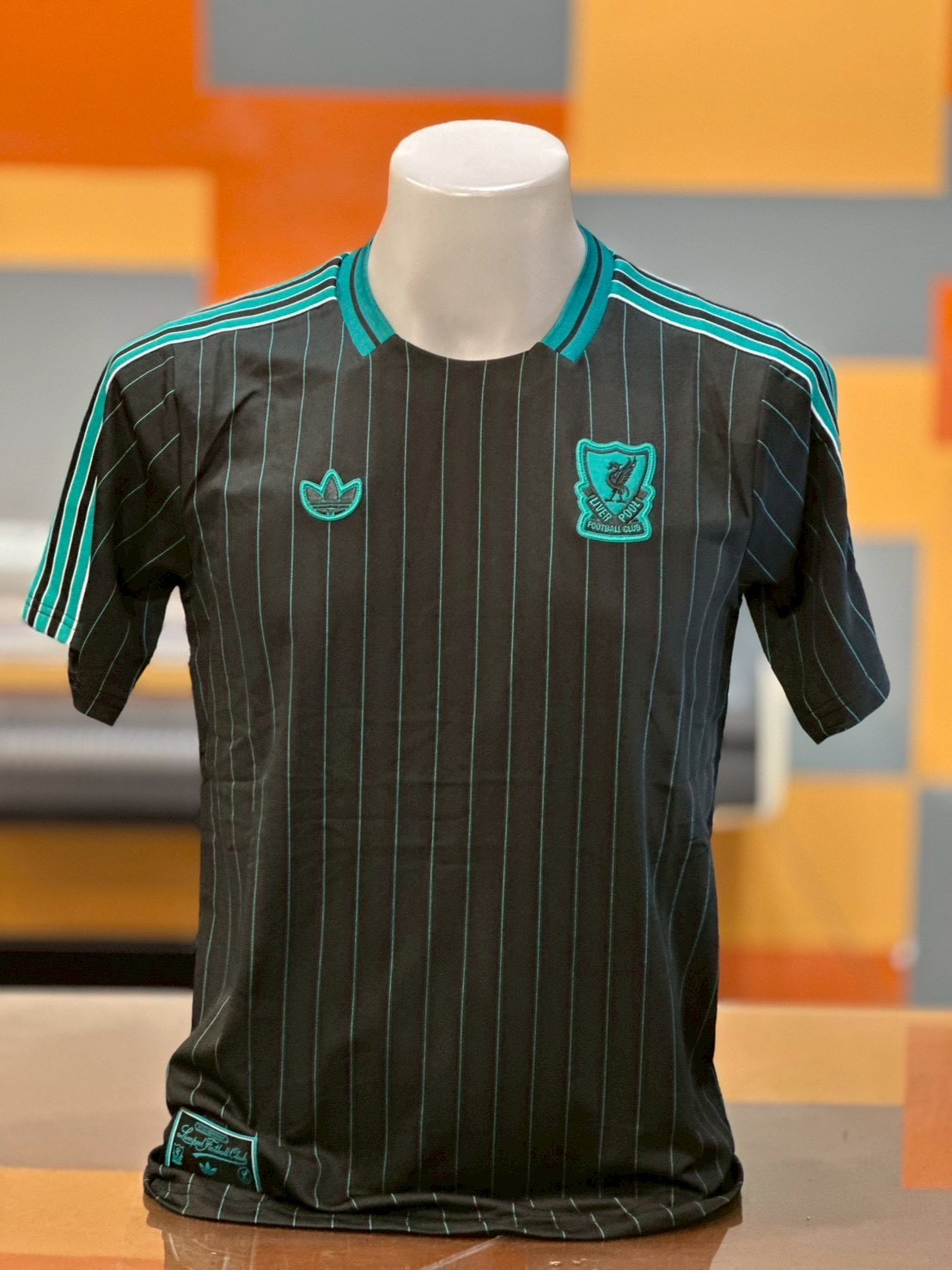 เสื้อฟุตบอล Terrace Icons ปี 2025/26 สโมสรลิเวอร์ สีดำ เกรดแฟนบอล พรีเมี่ยม💯