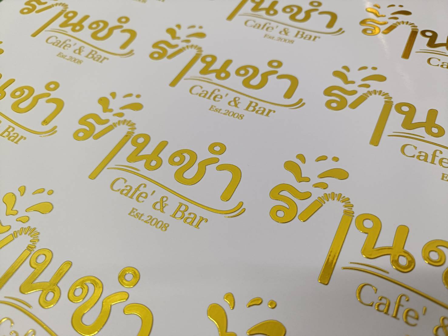 UV DTF Foil | สติกเกอร์ UV DTF ฟอยด์ทอง