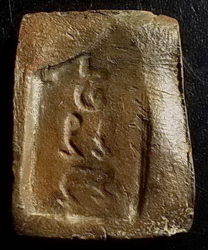 พระเนื้อดิน 12 ราศี หลวงพ่อเล็ก วัดท่าอิฐ พ.ศ. 2484 ปีวอก จ.ฉะเชิงเทรา #lnw1002