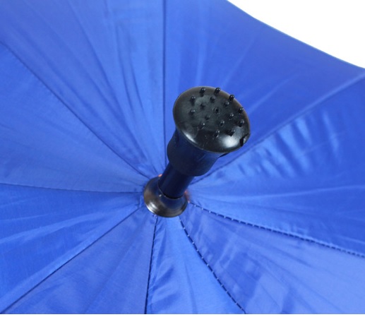ร่มไม้เท้า สีน้ำเงิน