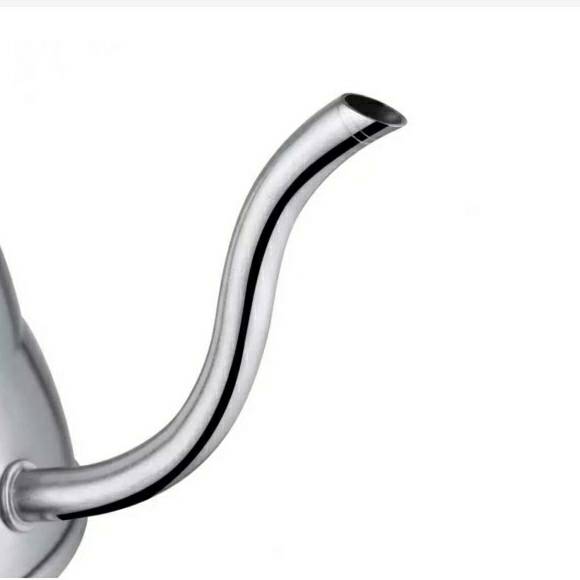 กาดริปกาแฟแสตนเลส 1000 ml มีฝาปิด กาดริปกาแฟสด Drip Coffee Kettle รุ่น ZB-2913