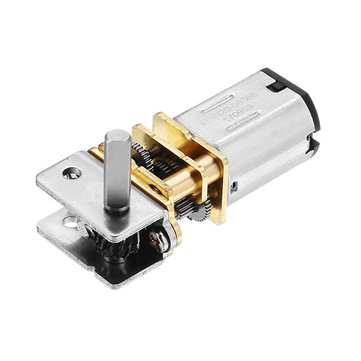 GW12GA DC 12 โวลต์ขนาดเล็กหนอนเกียร์มอเตอร์ Low speed Ultra mini กล่องเกียร์ไฟฟ้าเครื่องยนต์สำหรับหุ่นยนต์ 22RPM