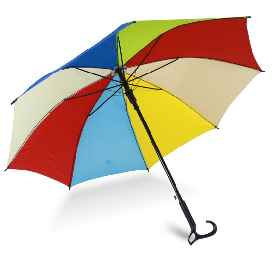 ร่มไม้เท้าสีรุ้ง 8 ก้าน