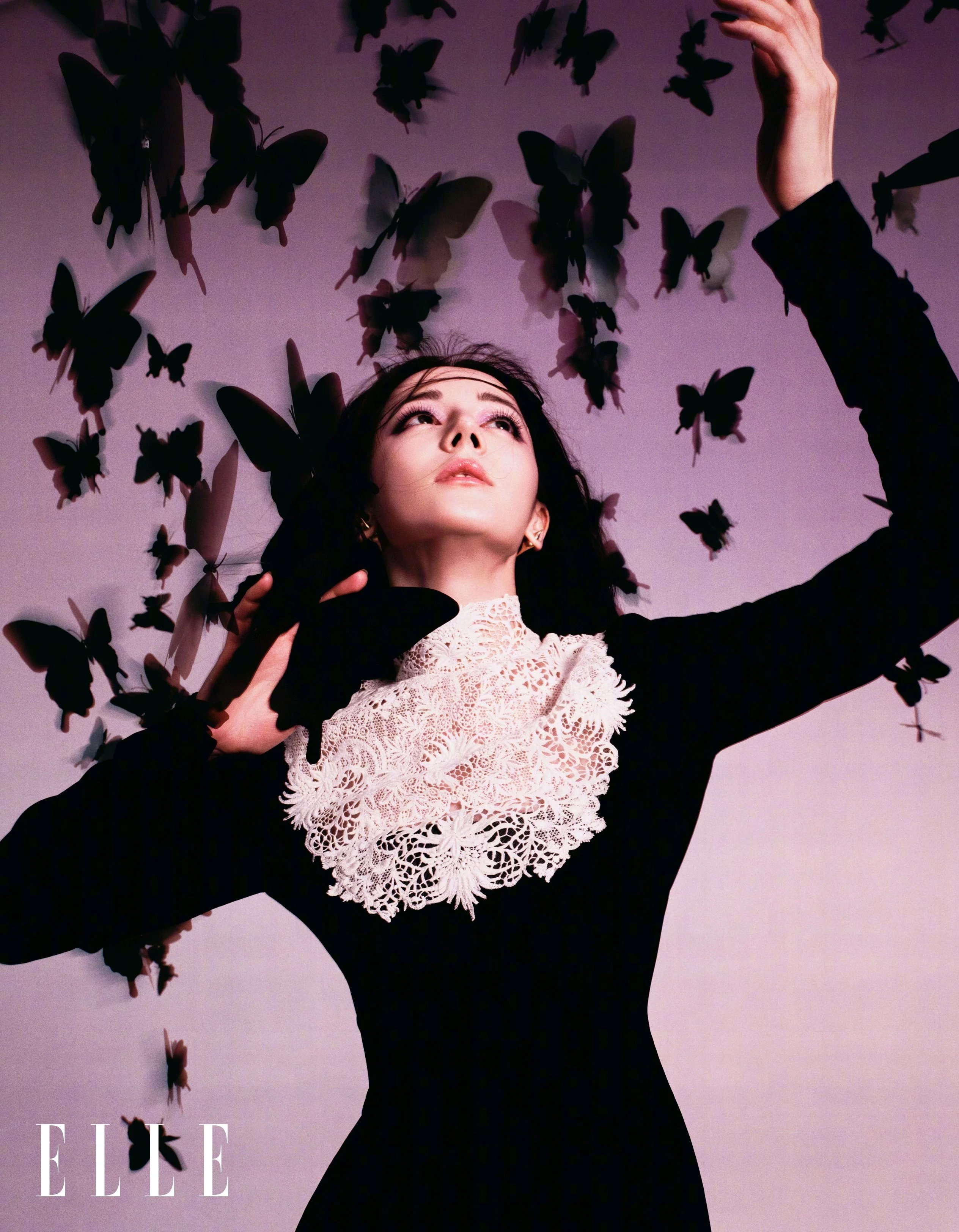 Pre - นิตยสาร ELLE ตี่ลี่เรอปา Dilireba 迪丽热巴 2024+การ์ดลับ