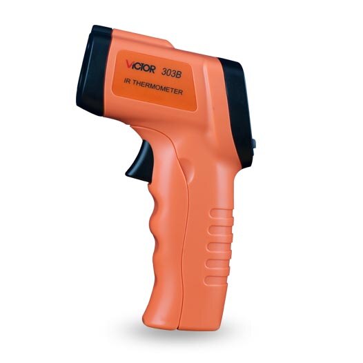 ปืนวัดอุณหภูมิ (Infrared thermometer) ยี่ห้อ VICTOR รุ่น VC303B ย่านการวัด -20°C~550°C