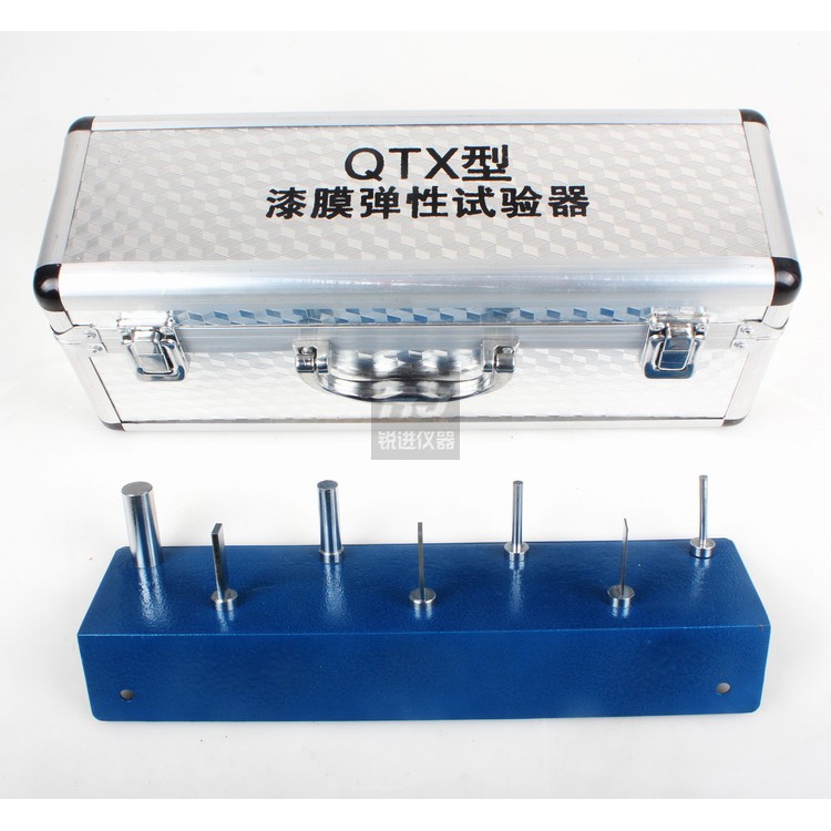เครื่องทดสอบความยืดหยุ่นฟิล์ม (Paint film flexibility tester) รุ่น QTX มาตรฐาน GB/T1731-93