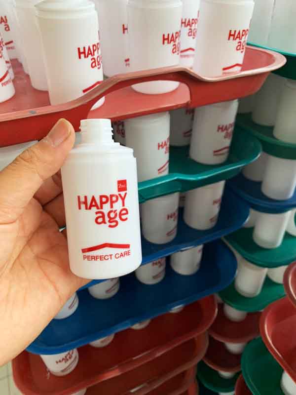 สกรีนขวดขาวขุ่น สกรีนขวด 1 สี จำนวนน้อย-มาก