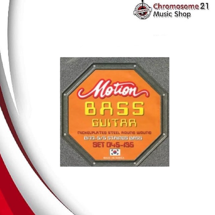 สายเบส Motion 5สาย B170-5/5ขนาดเบอร์045-135 เกาหลี
