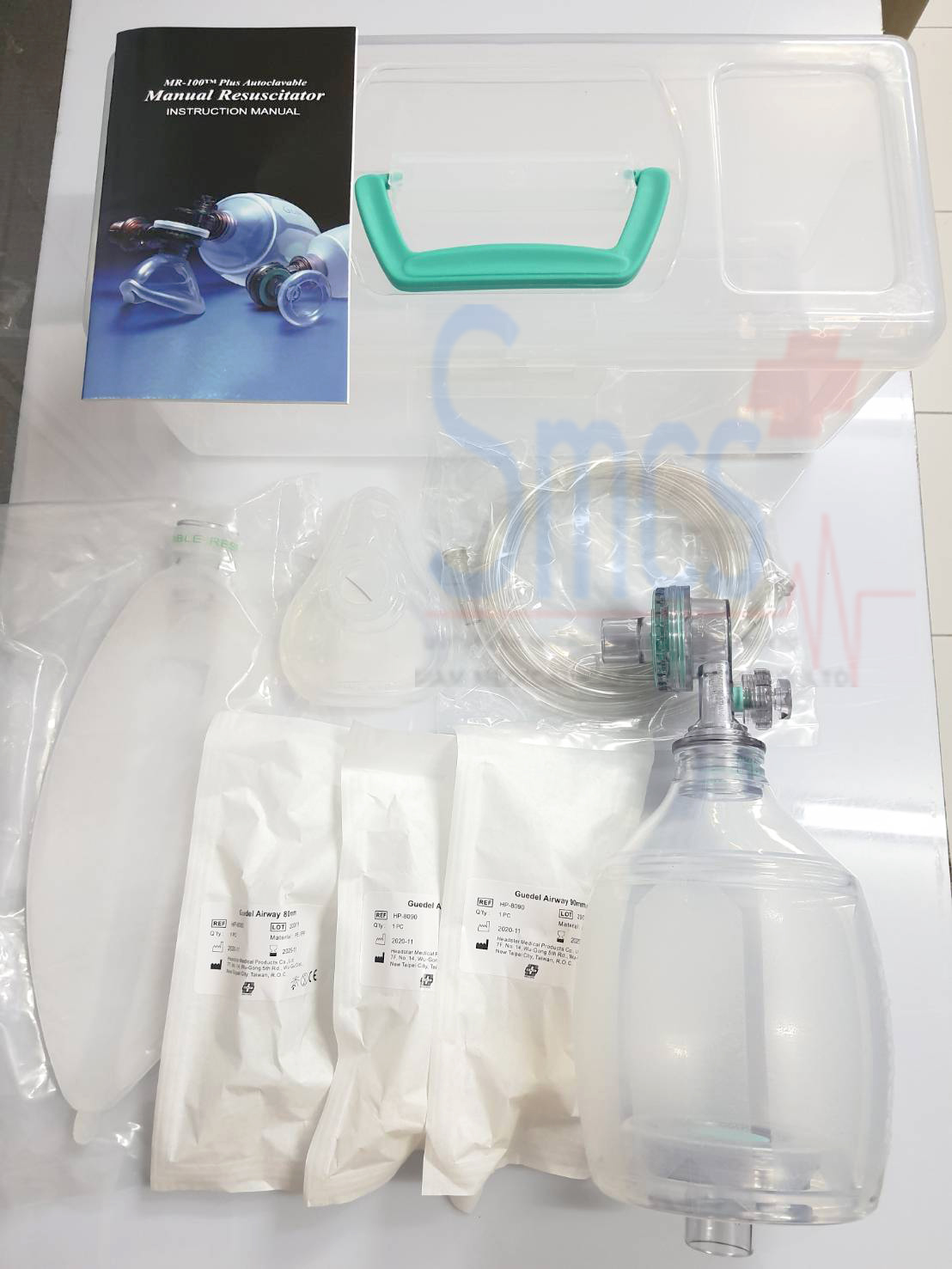 ชุดช่วยหายใจมือบีบ Ambu bag ยี่ห้อGalemed MR100Plus