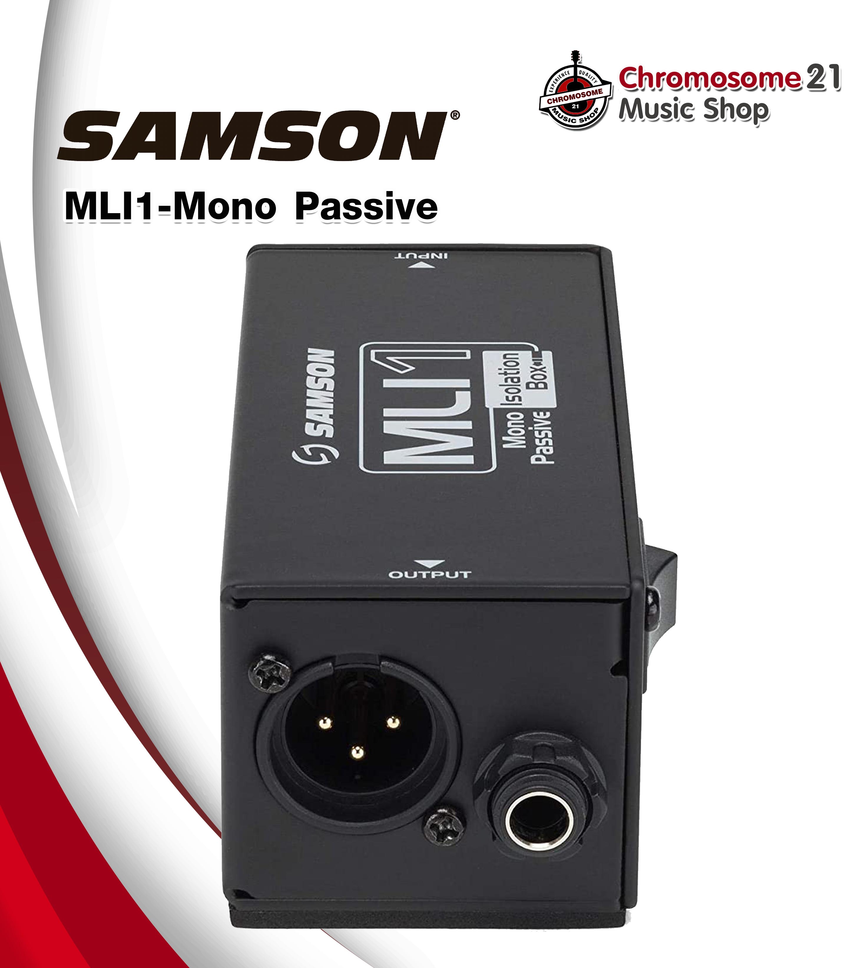 Samson MLI1-Mono Passive Isolation Box ดีไอ บ๊อกซ์ DI ( Direct Box )