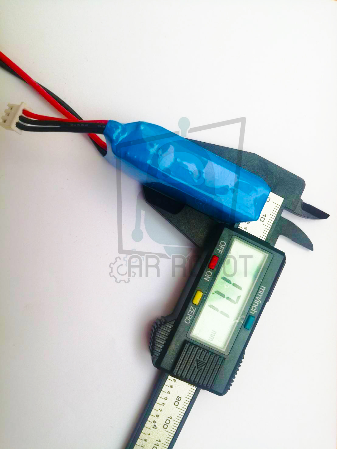 แบตเตอรี่ Li-PO 2S 7.4V ขนาด 850 mAH