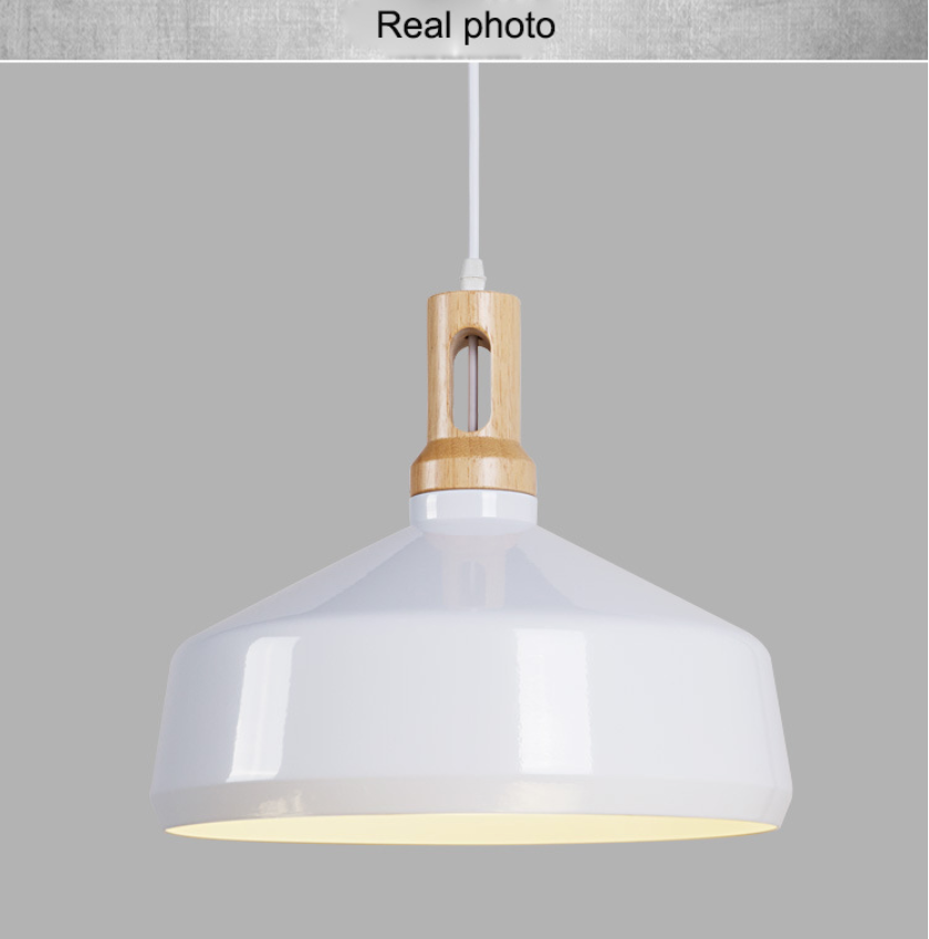 โคมไฟห้อยเพดานนอร์ดิกหัวไม้