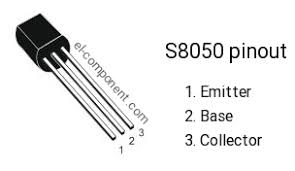 Transistor S8050 8050 NPN power transistor package TO-92 ทรานซิสเตอร์เบอร์ 8050 จำนวน 5 ชิ้น