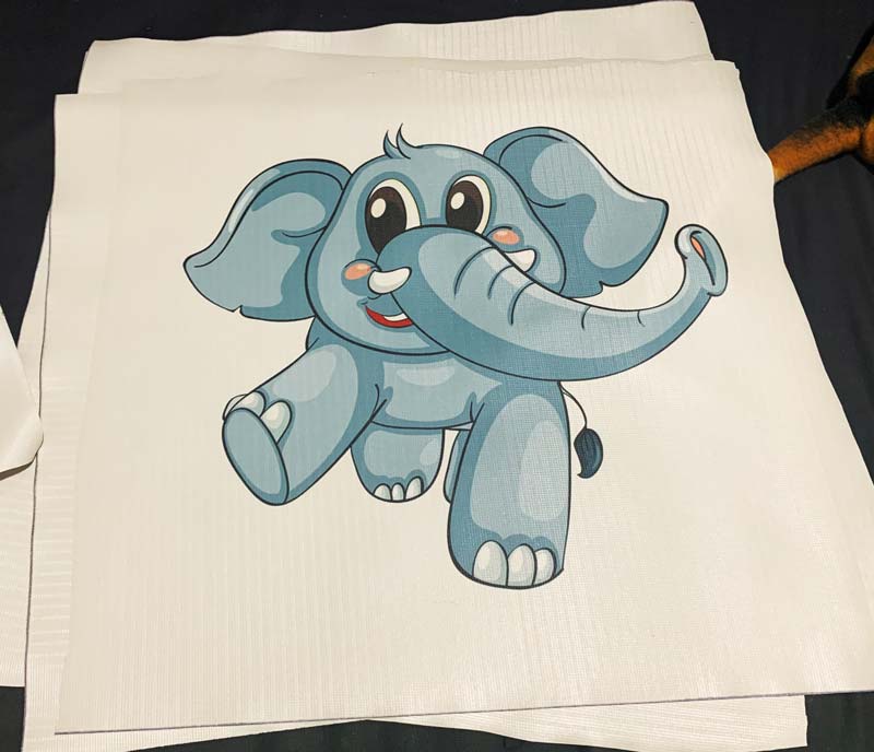 พิมพ์หนังแท้ หนังเทียม PU อัดลาย 4 สี ตัวอย่าง