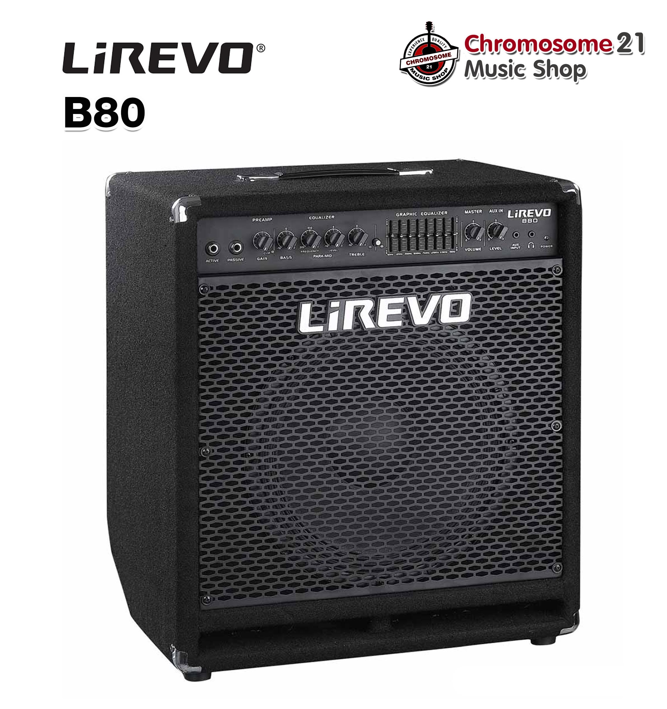 แอมป์เบส Lirevo Bass B80 กำลัง 80 วัตต์
