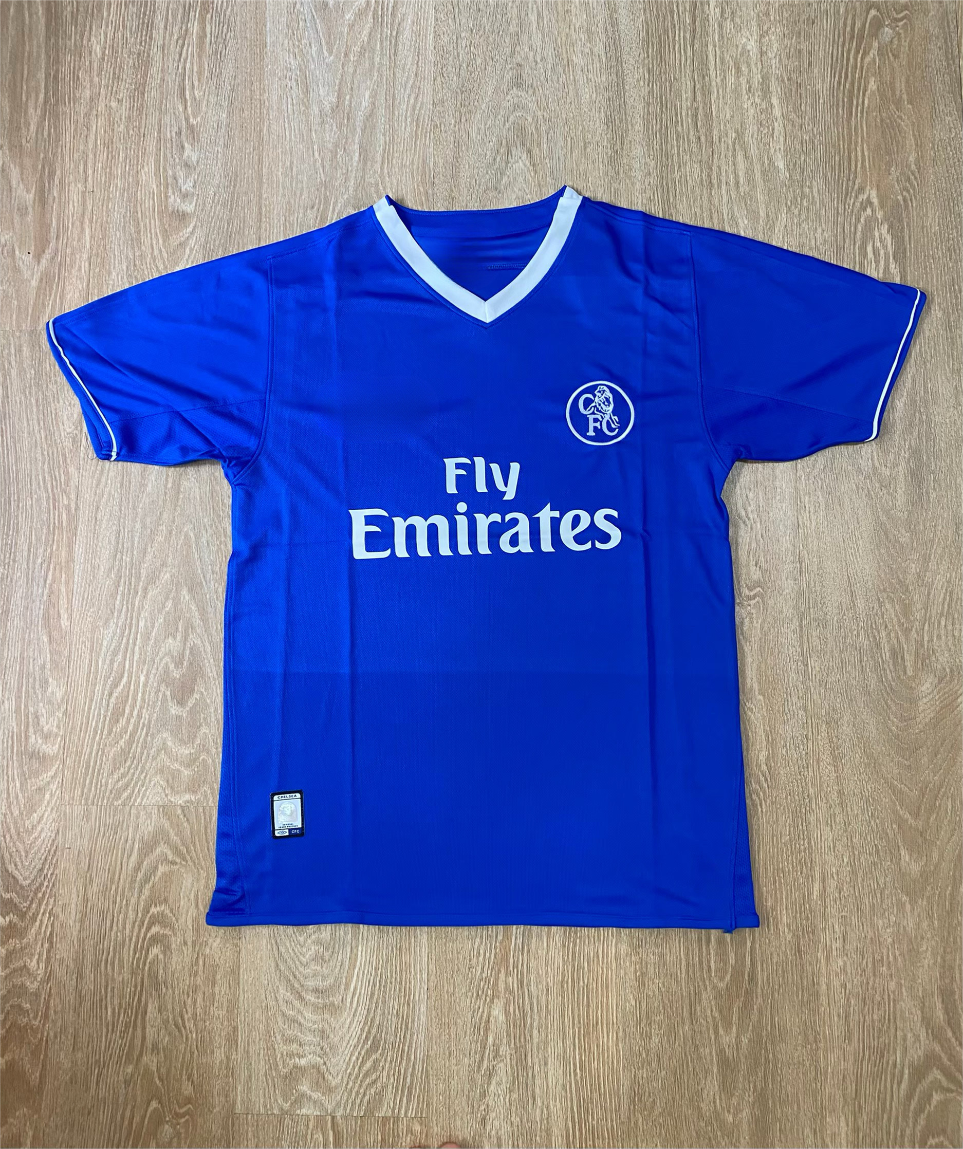 Retro เสื้อบอลย้อนยุค Vintage ทีมเชลซี เหย้า Chelsea Home 2013 สีน้ำเงิน CHELSEA 2003-2005 HOME RETRO FOOTBALL SHIRT