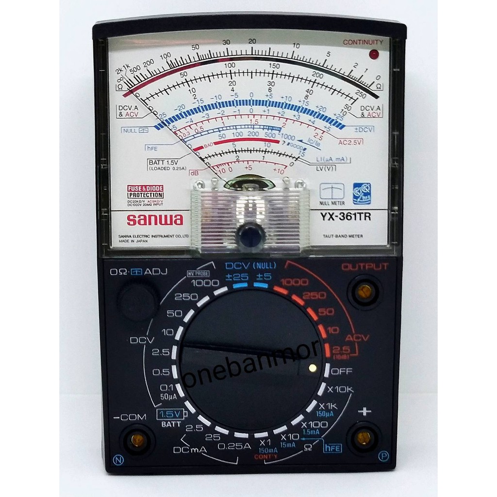 SANWA YX-361TR Analog Multitesters/Circuit Testers