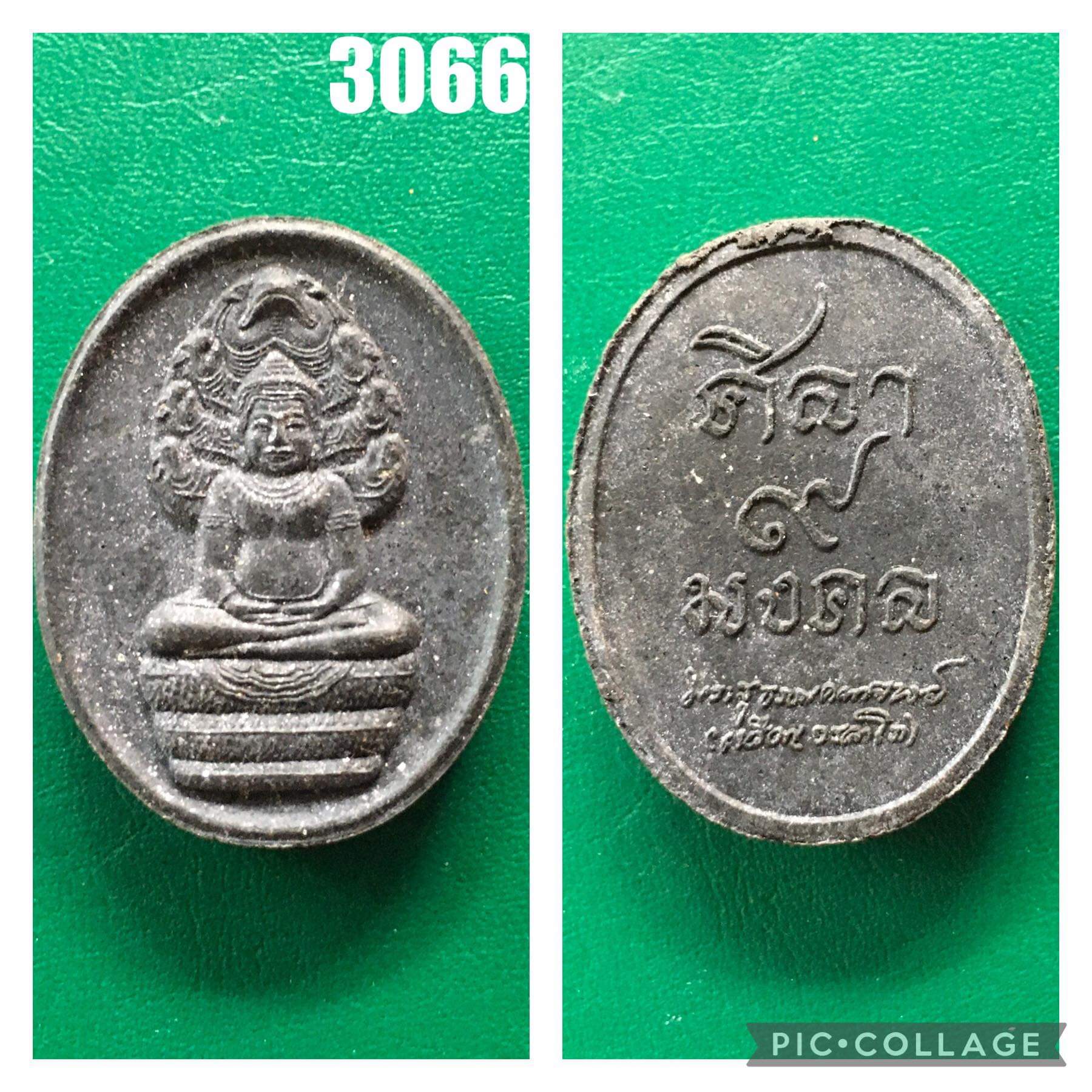พระนาคปรก ผงศิลา 9 มงคล หลวงปู่เหรียญ วัดอรัญญบรรพต ปี2540