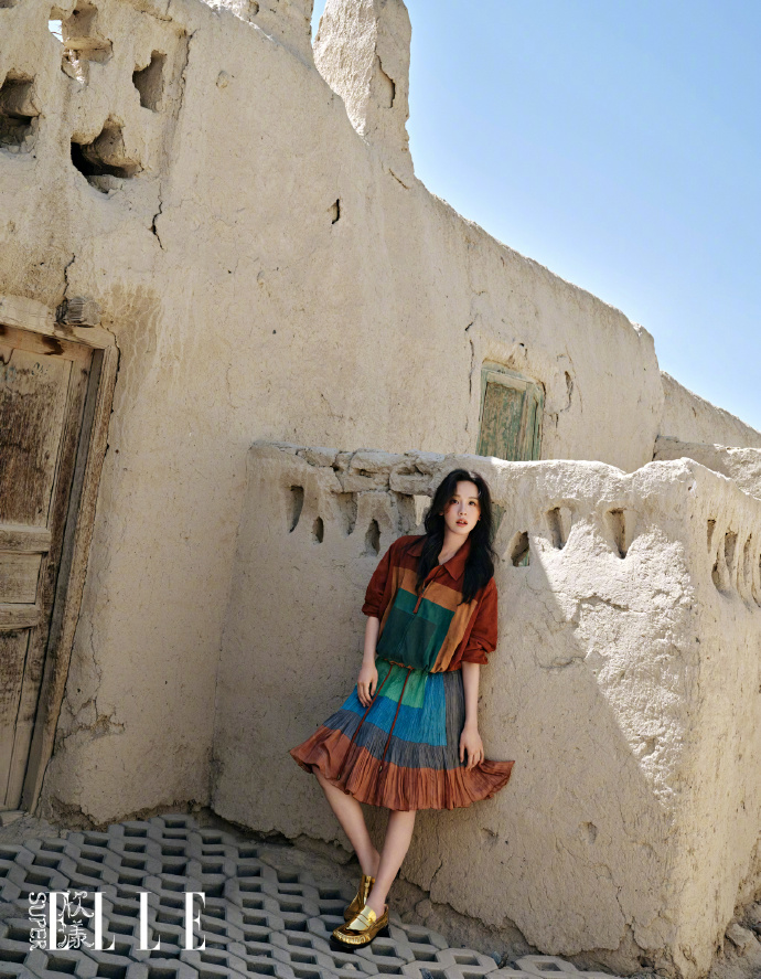 Pre - นิตยสาร SuperELLE เฉินตูหลิง ChenDuling 2025+การ์ด+โพลารอยด์